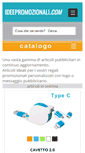 Mobile Screenshot of ideepromozionali.com